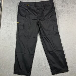 Men's Official DHL Black Work Cargo Pants Size 42-32 #2661